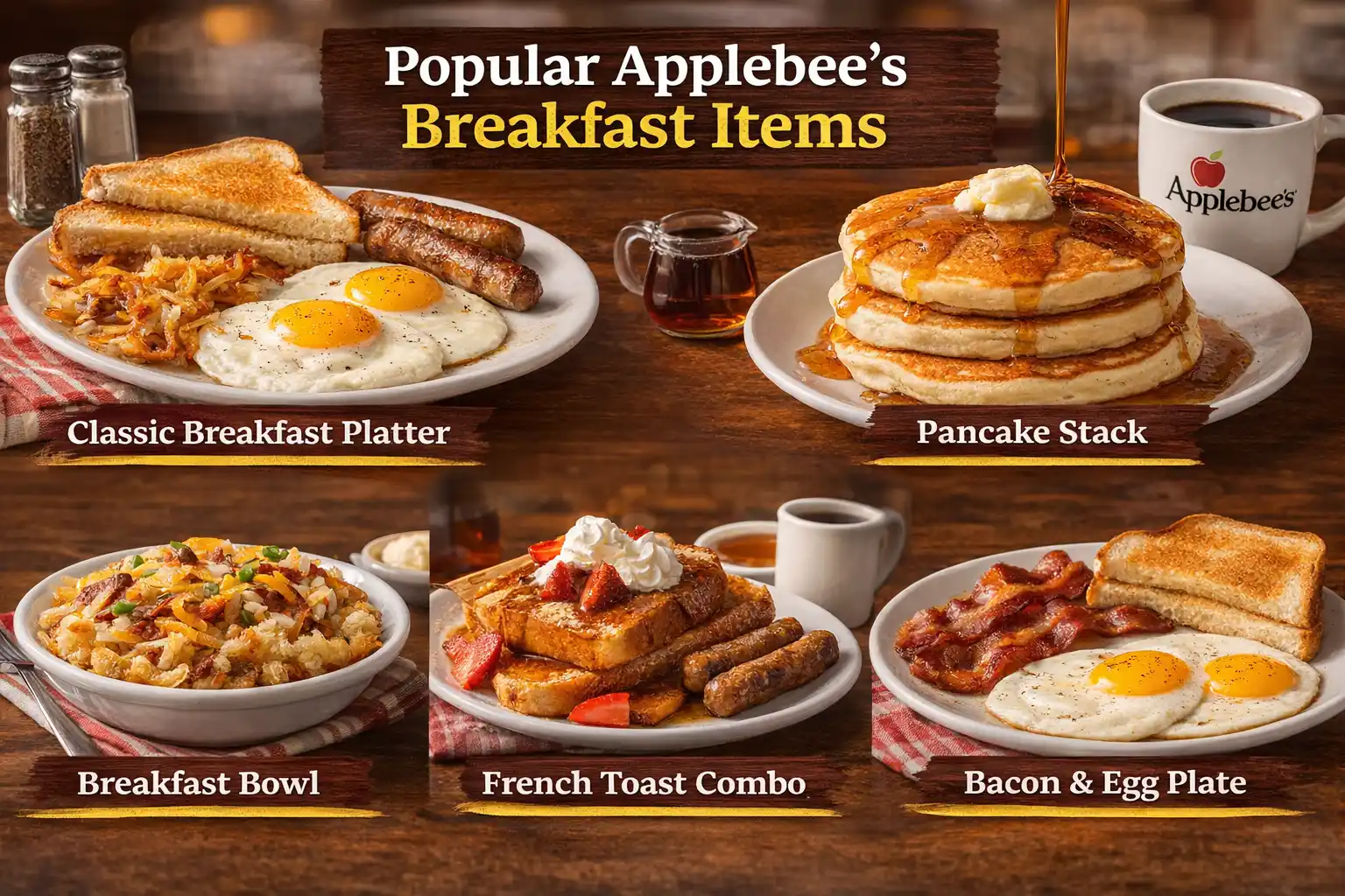 Applebee's breakfast menu