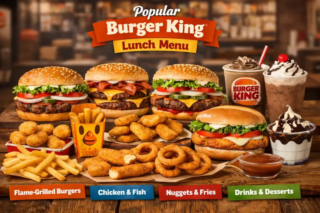 Burger King Lunch Menu Hours