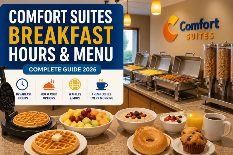 Comfort Suites breakfast hours and menu