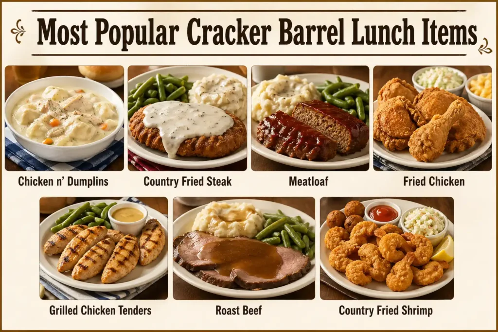 Cracker Barrel Lunch Menu