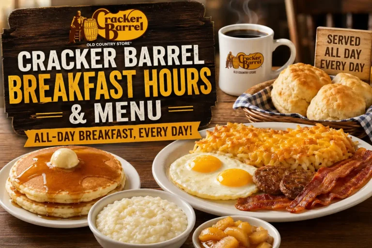 Cracker Barrel breakfast hours
