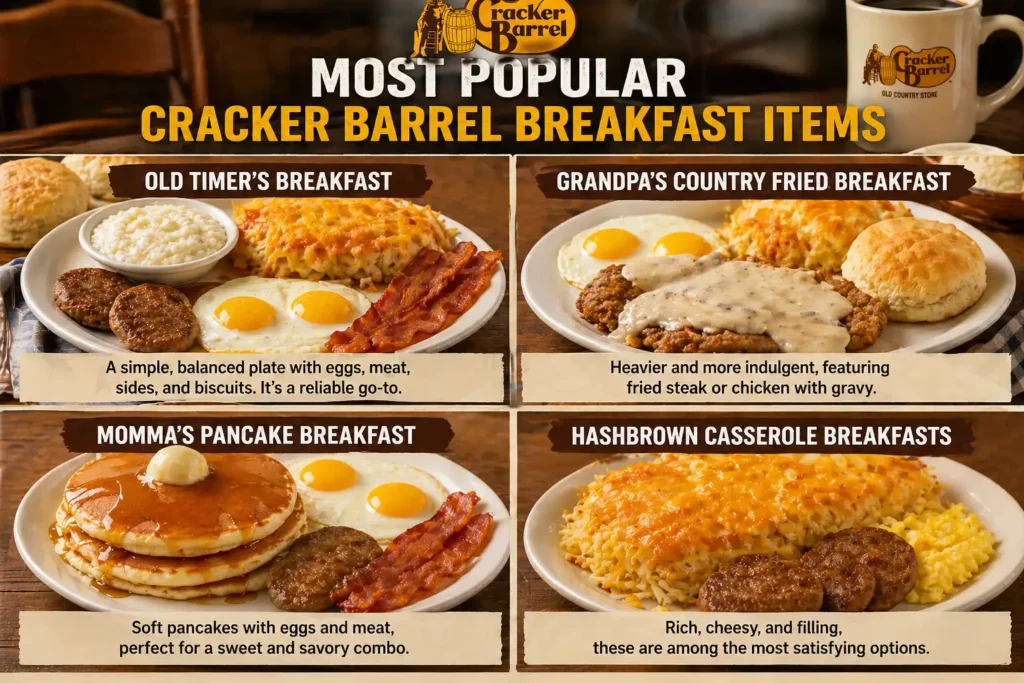 Cracker Barrel breakfast menu
