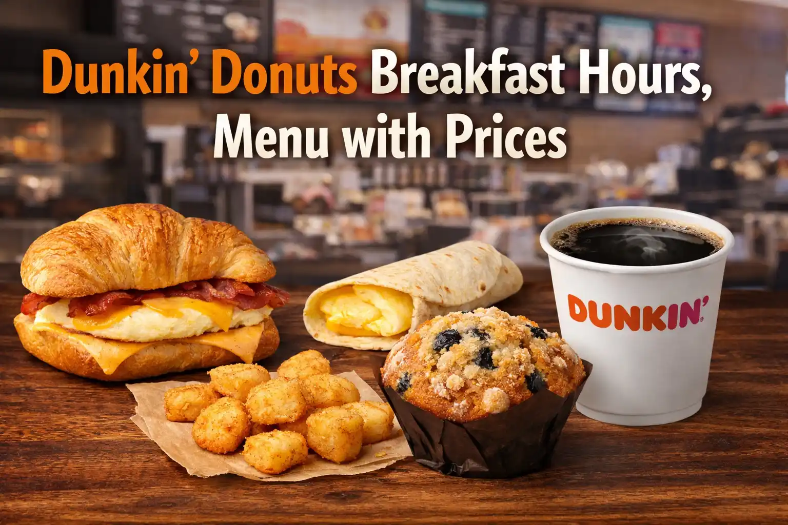 Dunkin Donuts breakfast hours