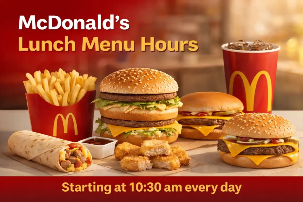 Mcdonald's Lunch Menu Hours