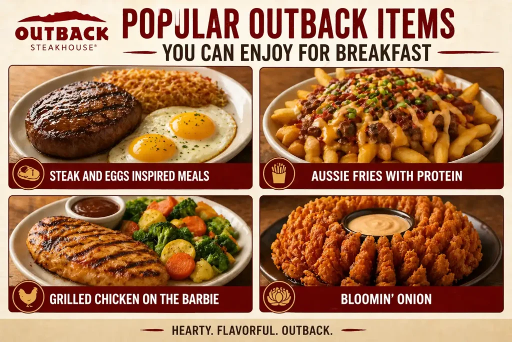 Outback breakfast menu