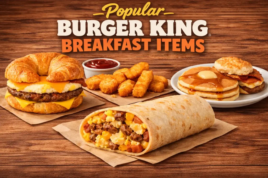 burger king breakfast menu hours