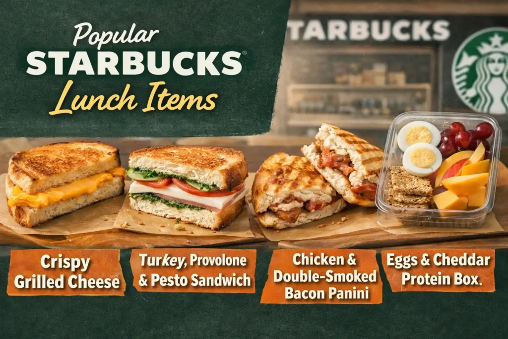  Starbucks Lunch menu