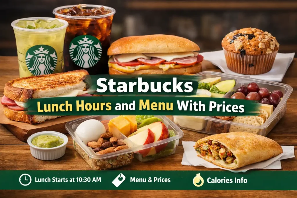 Starbucks lunch Hours