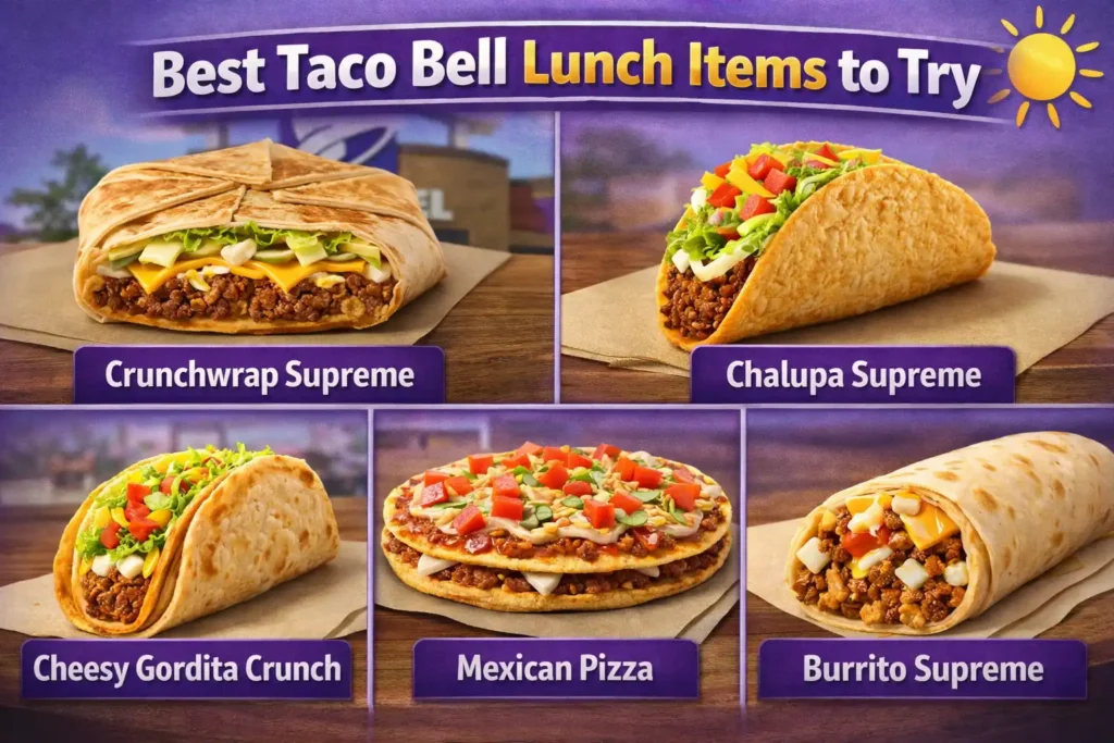 Taco Bell Lunch Menu