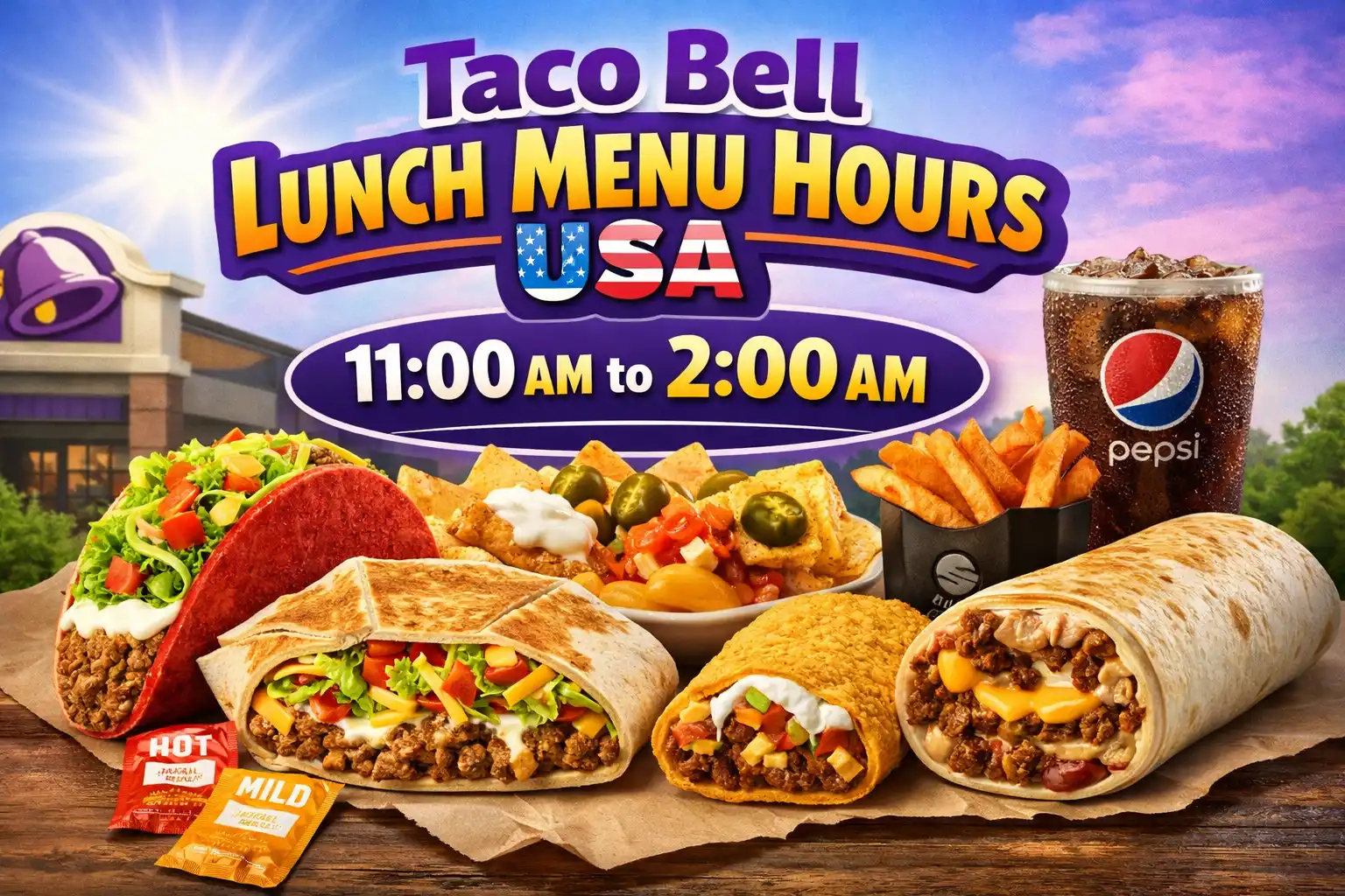 Taco Bell Lunch Menu Hours
