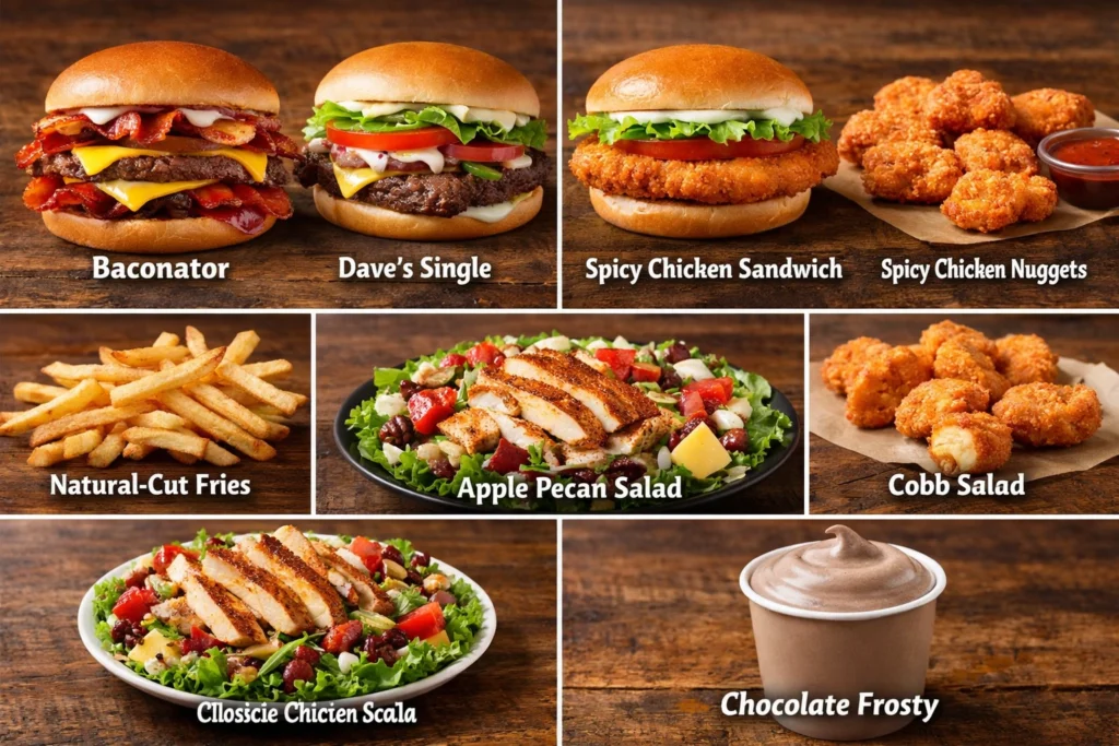 Wendy’s lunch menu hours