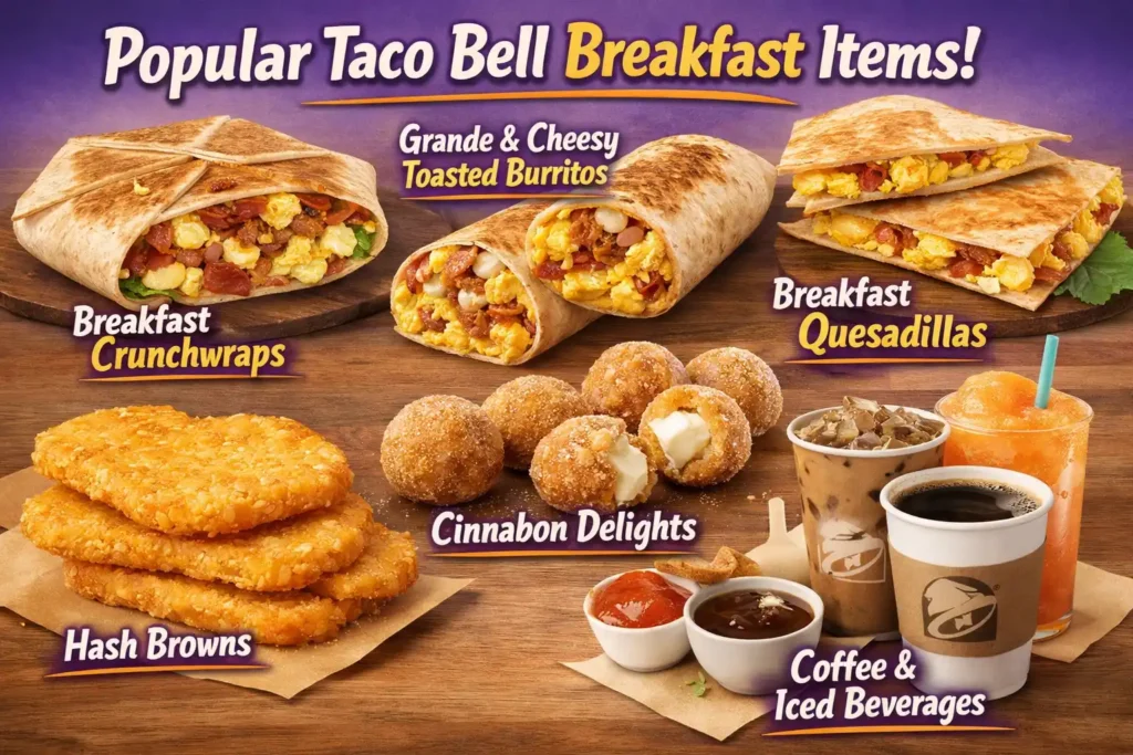 Taco Bell Breakfast Menu