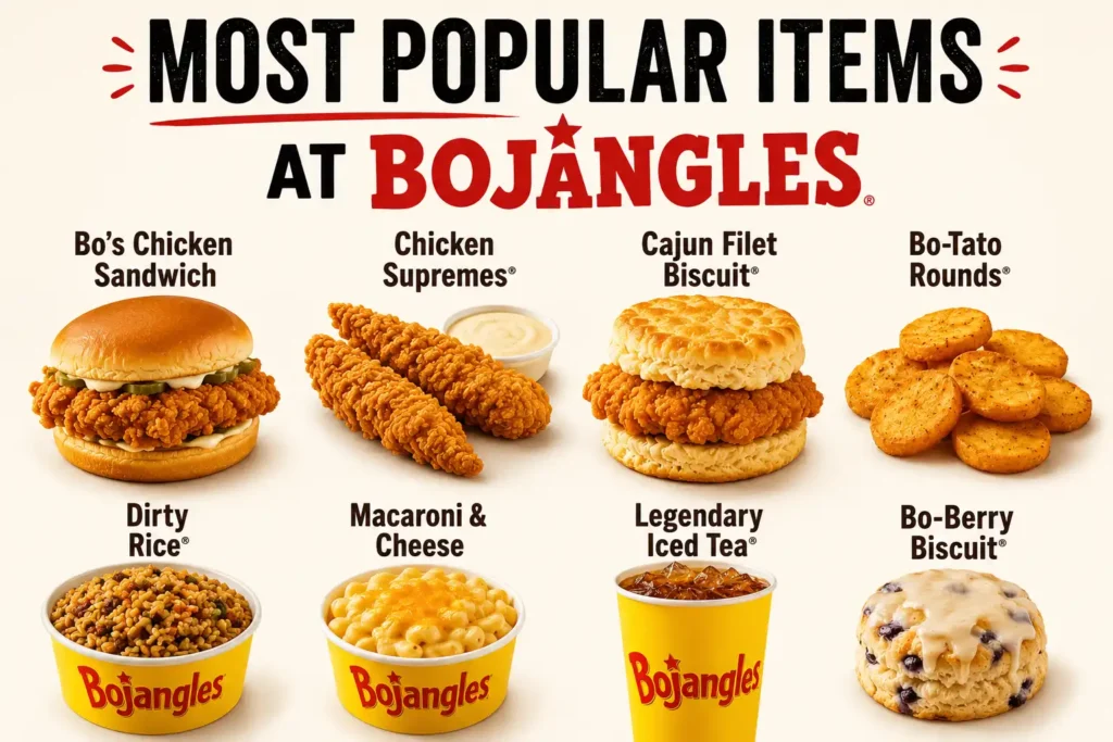 Bojangles Lunch menu