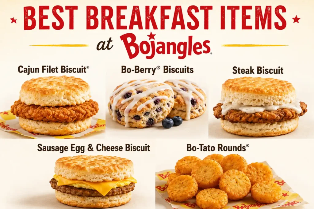 Bojangles breakfast menu