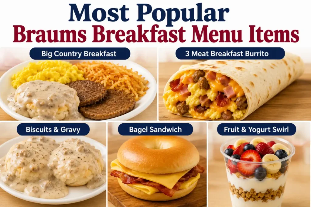Braums Breakfast Menu