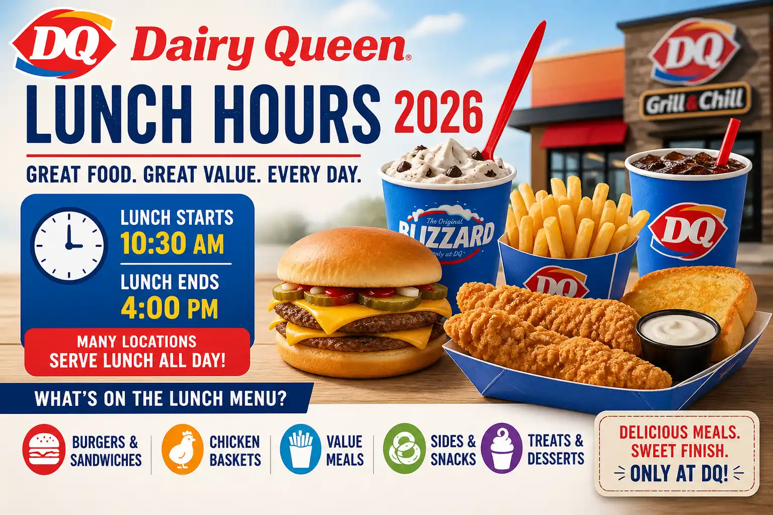 Dairy Queen Lunch hours