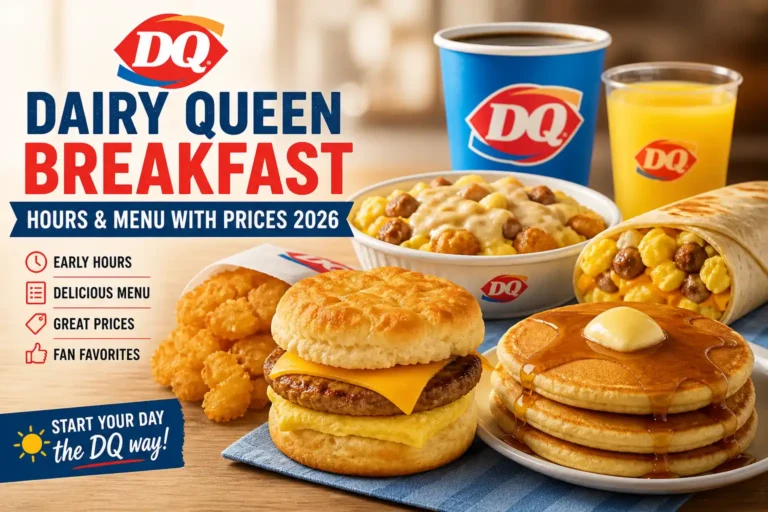 Dairy Queen breakfast hours