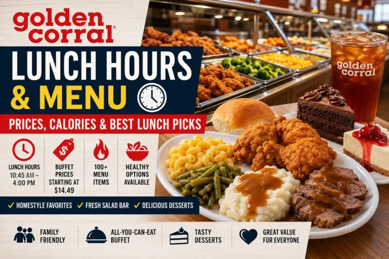 Golden Corral lunch hours