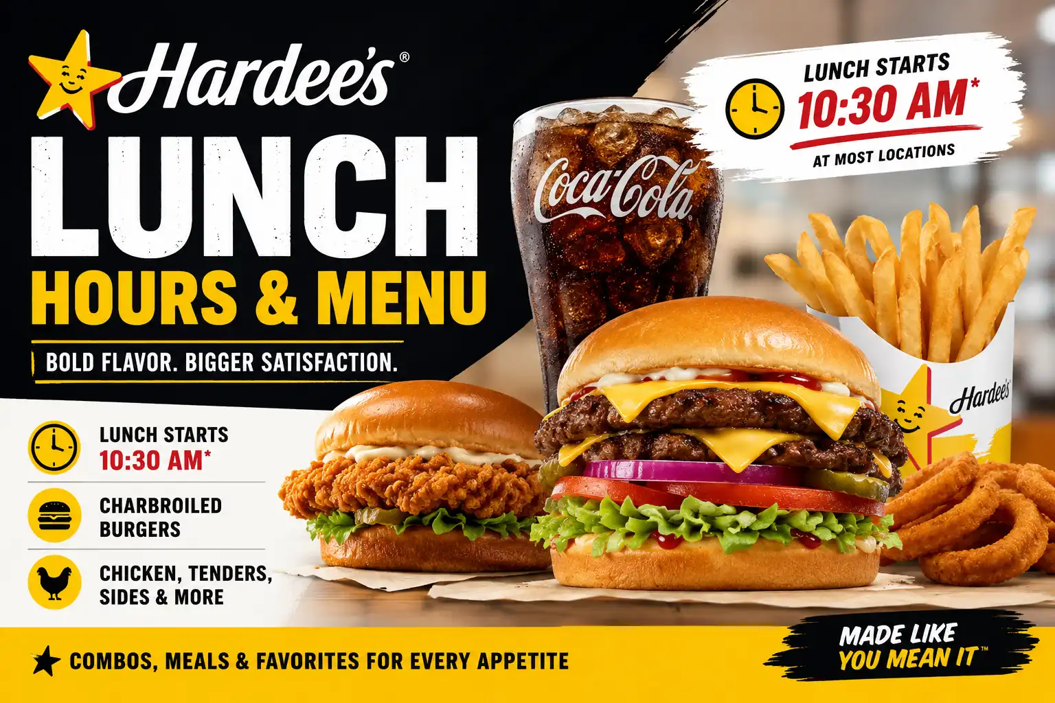 Hardee’s Lunch Hours