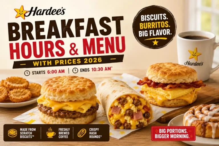 Hardee’s breakfast hours
