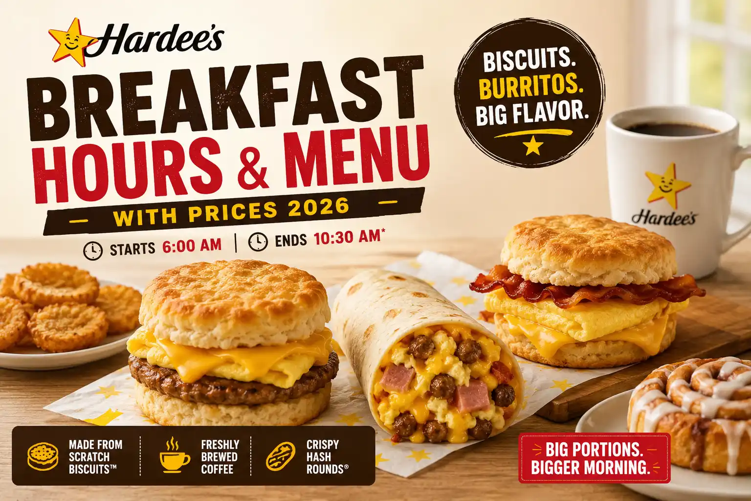 Hardee’s breakfast hours