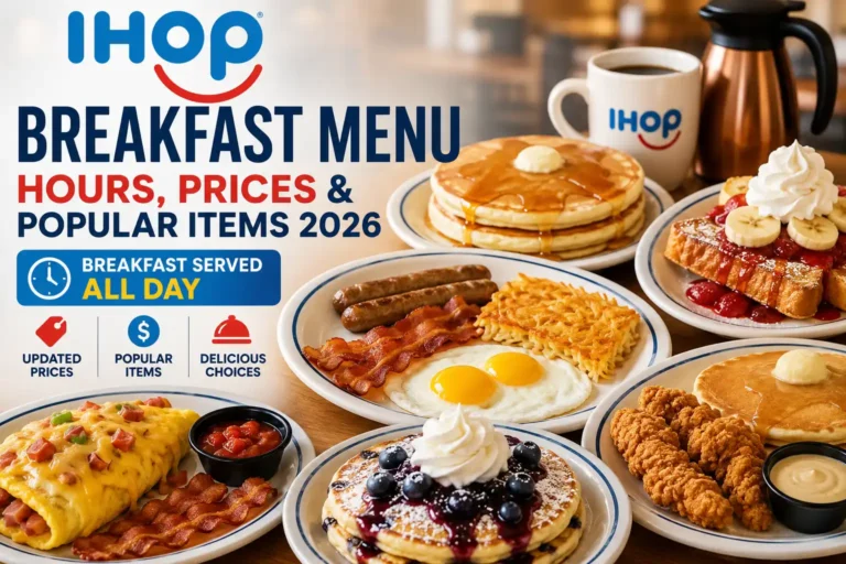 IHOP breakfast menu hours