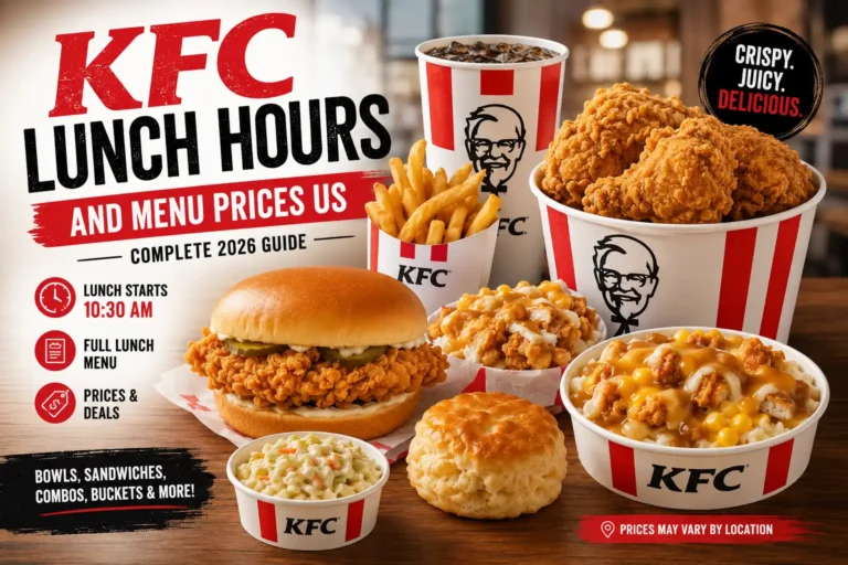 KFC Lunch Hours