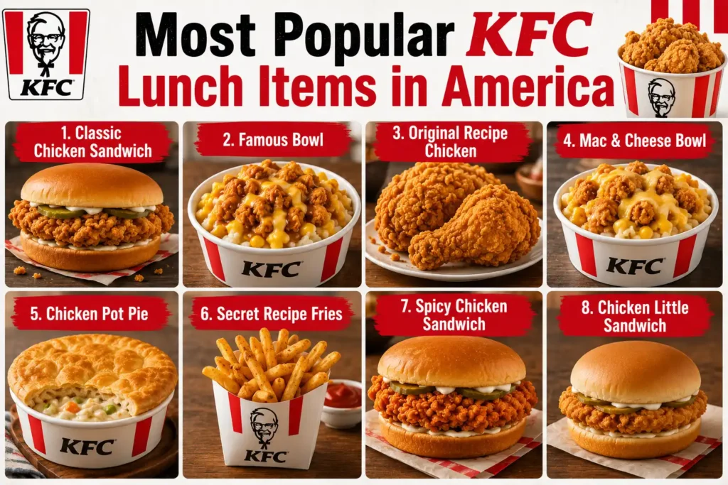 KFC Lunch Menu