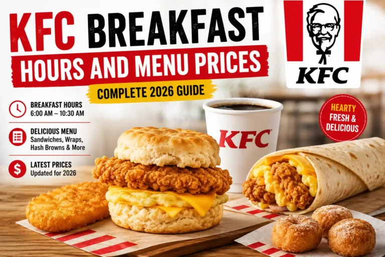 KFC breakfast hours