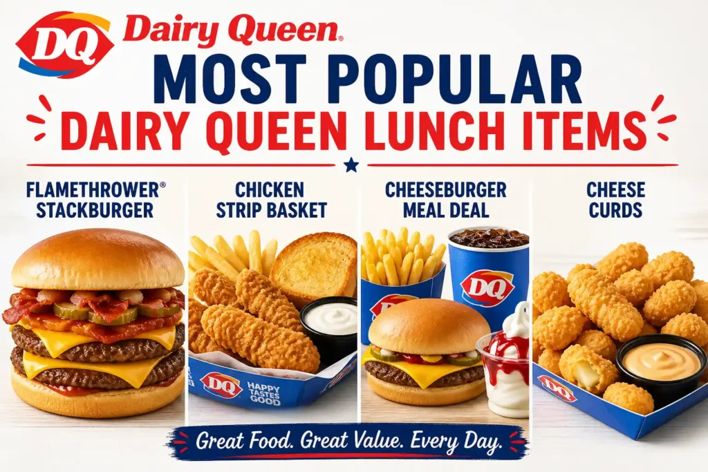 Dairy Queen Lunch menu