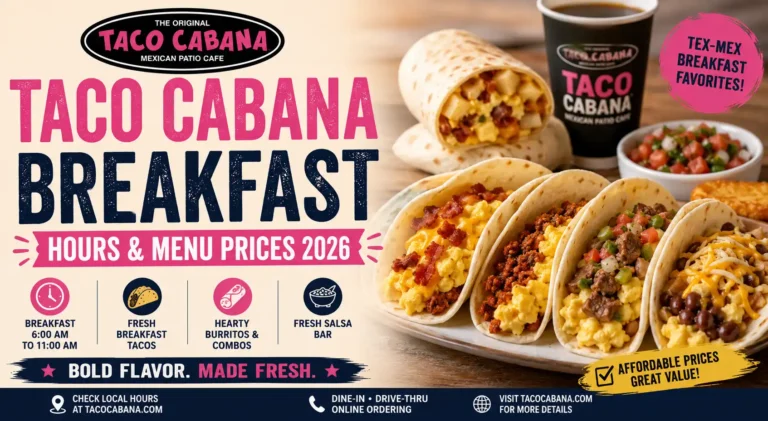 Taco Cabana breakfast hours