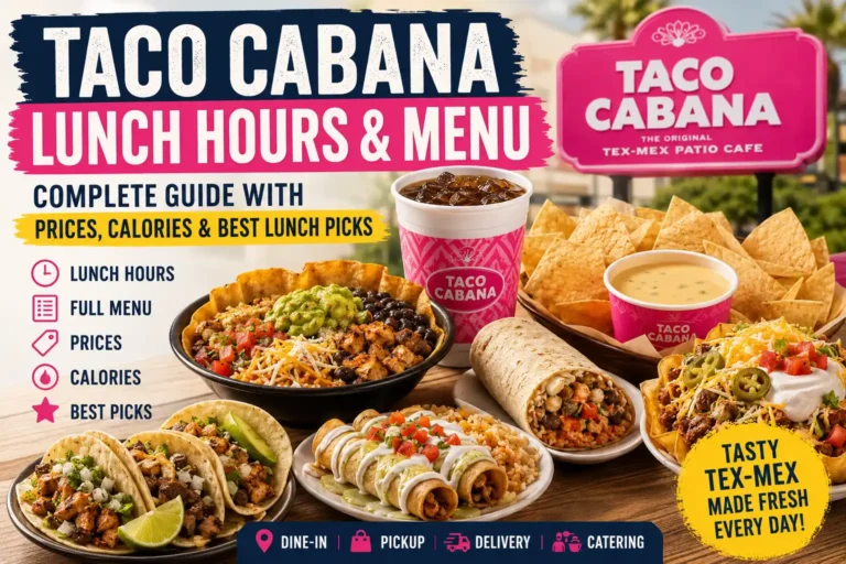 Taco Cabana lunch hours