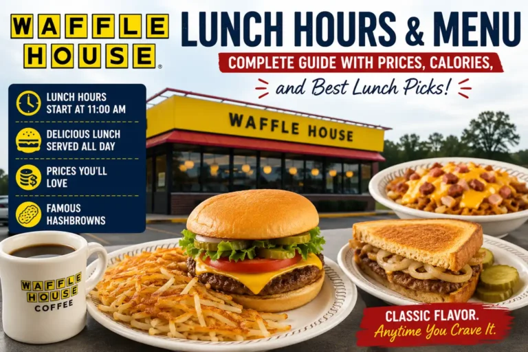 Waffle House lunch hours
