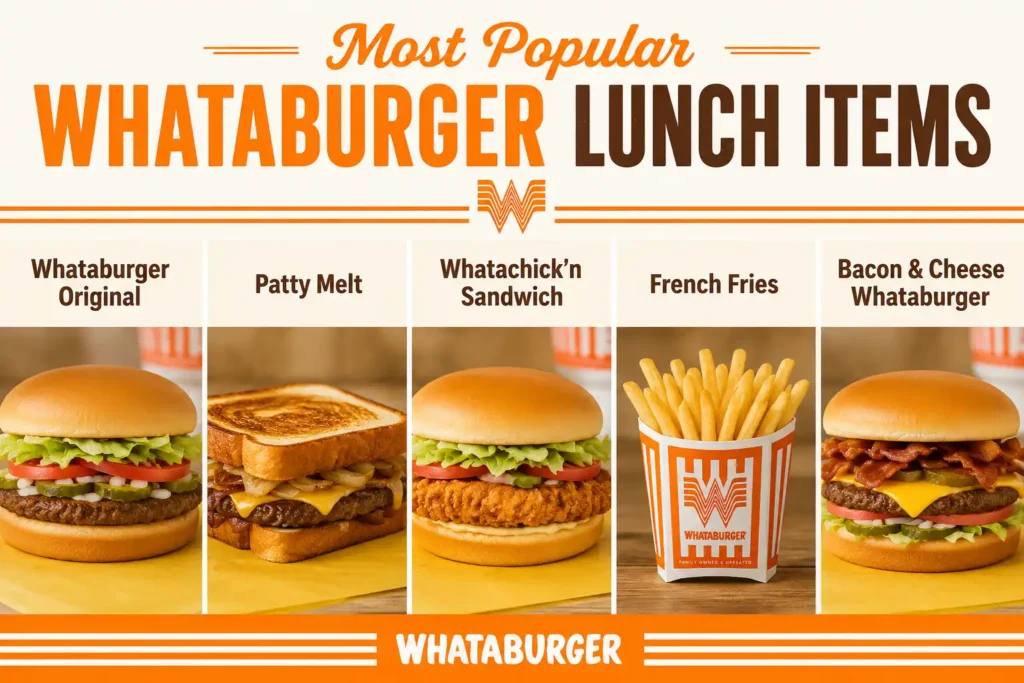 Whataburger lunch menu