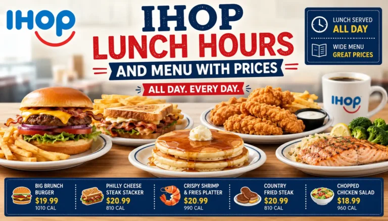 ihop lunch hours