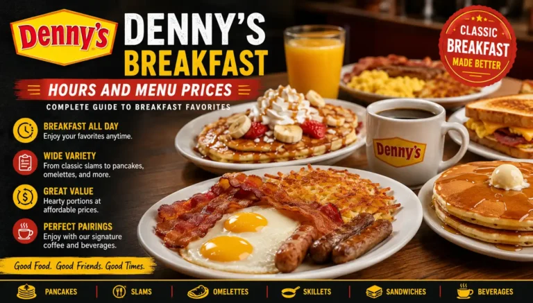 Denny’s breakfast hours