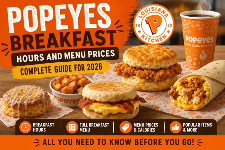 Popeyes Breakfast Hours