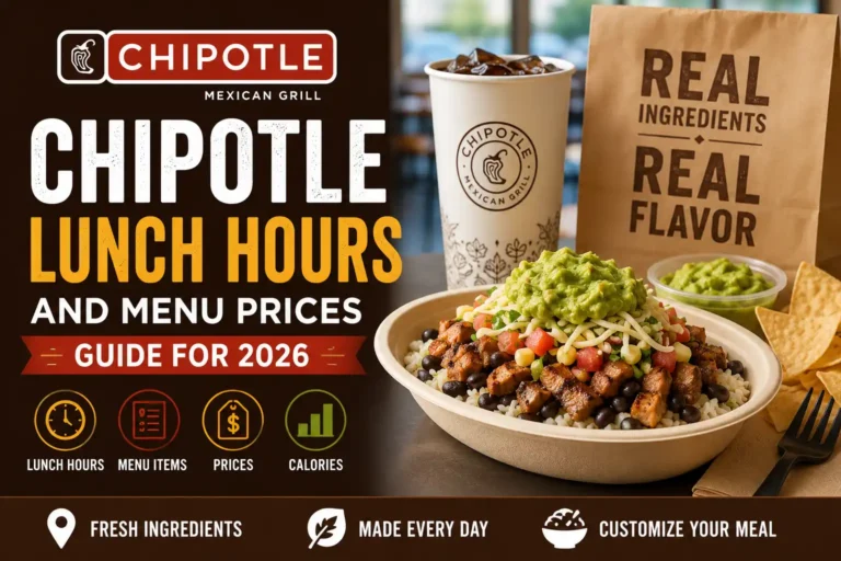 chipotle lunch hours