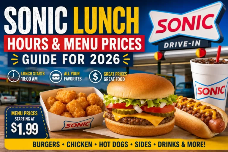 sonic lunch hour