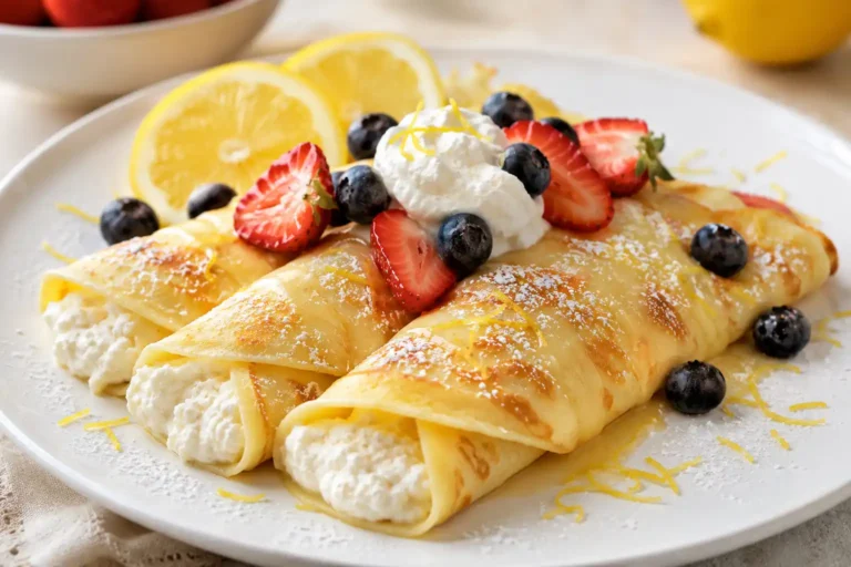 IHOP lemon ricotta crepes recipe