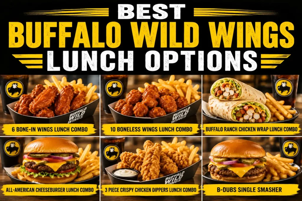 Buffalo Wild Wings lunch menu