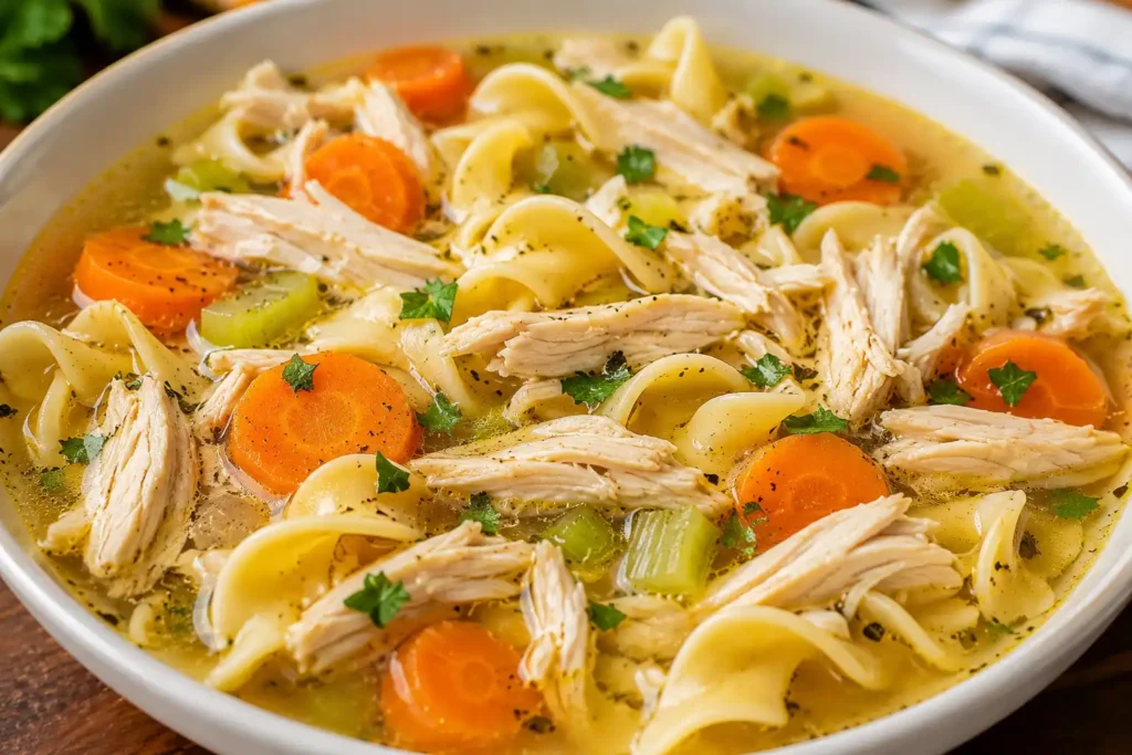 copycat Chick Fil A chicken noodle soup recipe