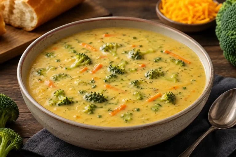 Copycat Panera Bread Broccoli Cheddar Soup Recipe