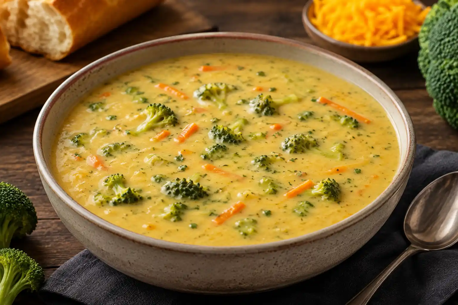 Copycat Panera Bread Broccoli Cheddar Soup Recipe