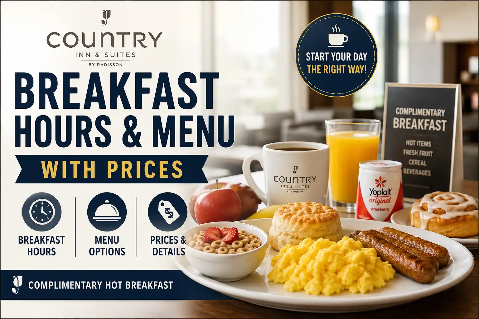 Country Inn & Suites Breakfast hours
