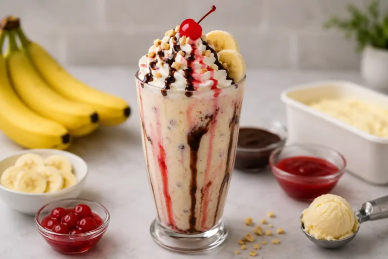 Dairy Queen Savannah Bananas Split Shake