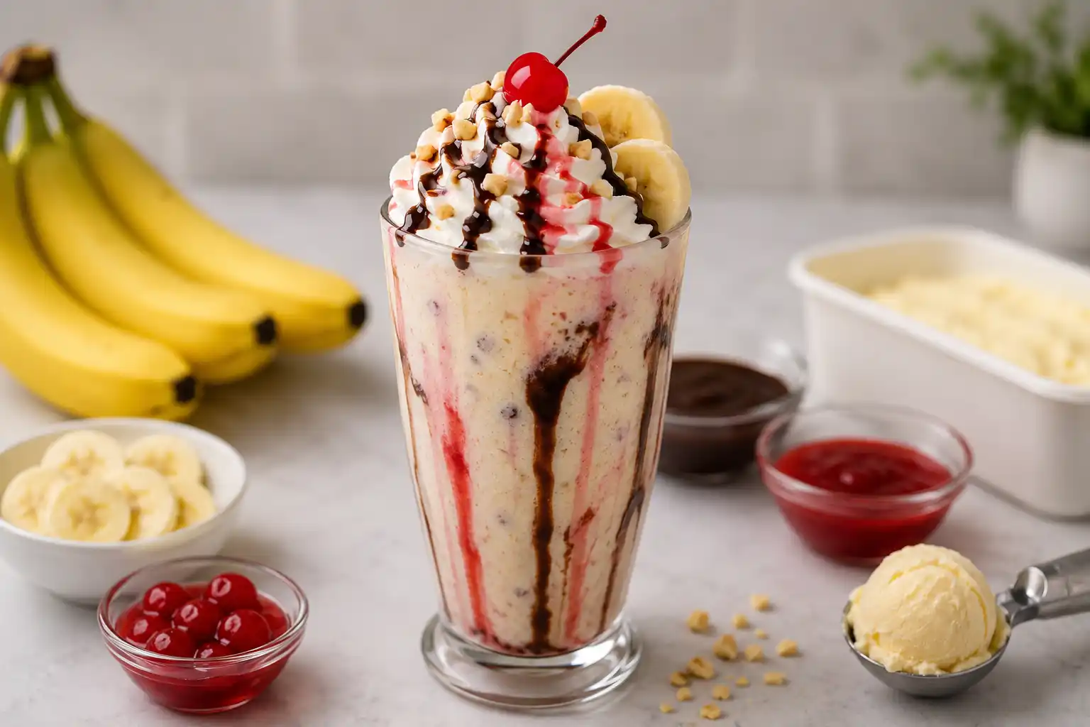 Dairy Queen Savannah Bananas Split Shake