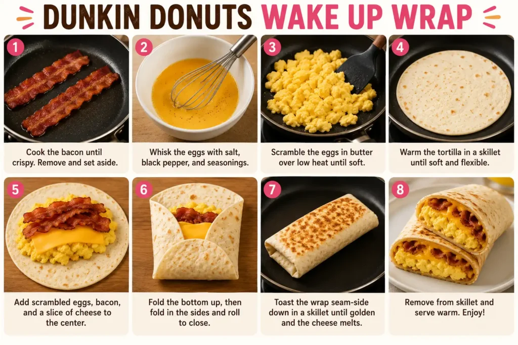 Dunkin Donuts wake up wrap recipe
