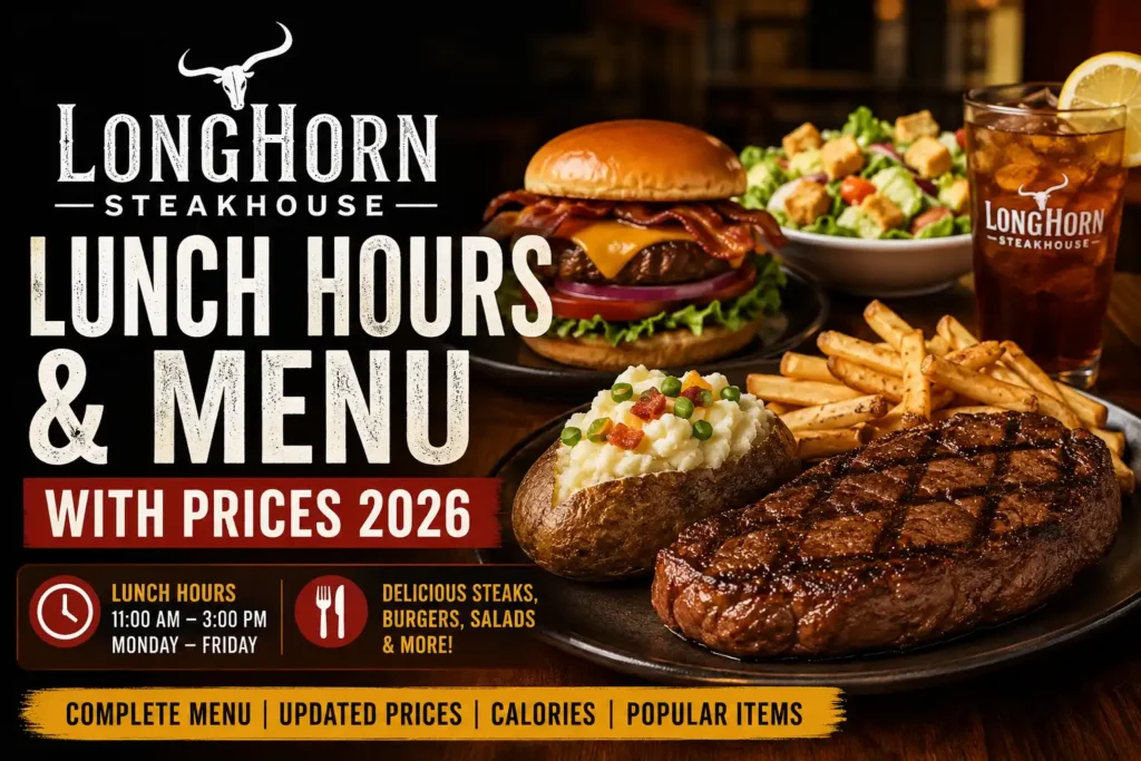 LongHorn Steakhouse lunch hours