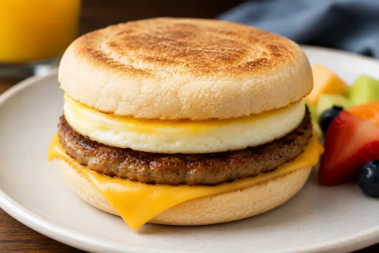 McDonald's Sausage Egg McMuffin Recipe